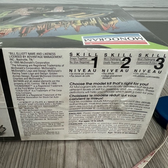 Bill Elliott McDonalds Thunderbat
#94 Mark Martin's #6 Folgers Ford
NASCAR NEW 2 - Picture 6 of 9